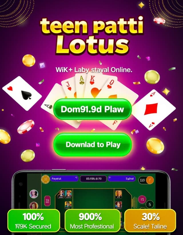 Teen Patti Lotus Banner